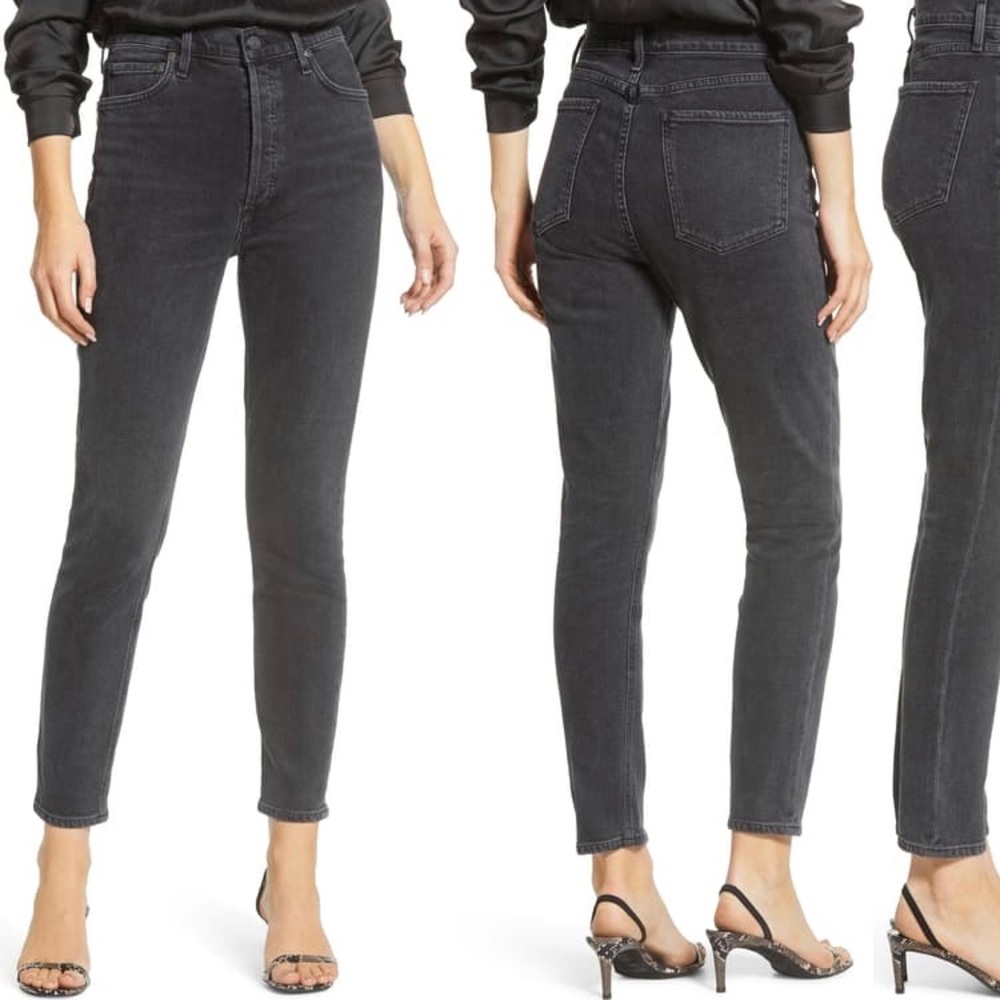 Agolde Nico High Rise size 26 Virtue wash